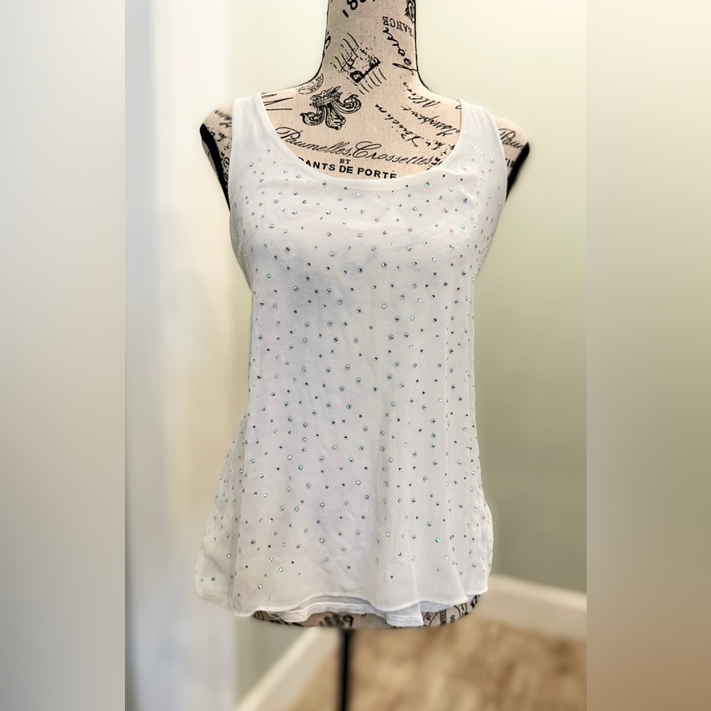 EXPRESS Princess Back Rhinestone Tank - Picture 3 of 7